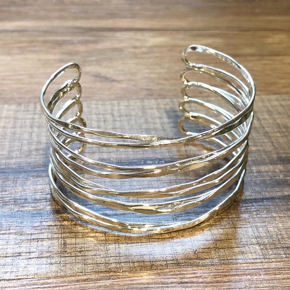 Faux silver bracelet